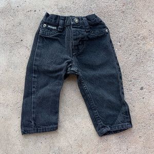 Toddlers black Wrangler Jeans